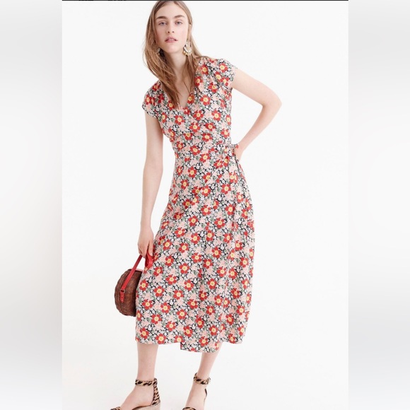 J.Crew Maxi wrap dress - Picture 2 of 7
